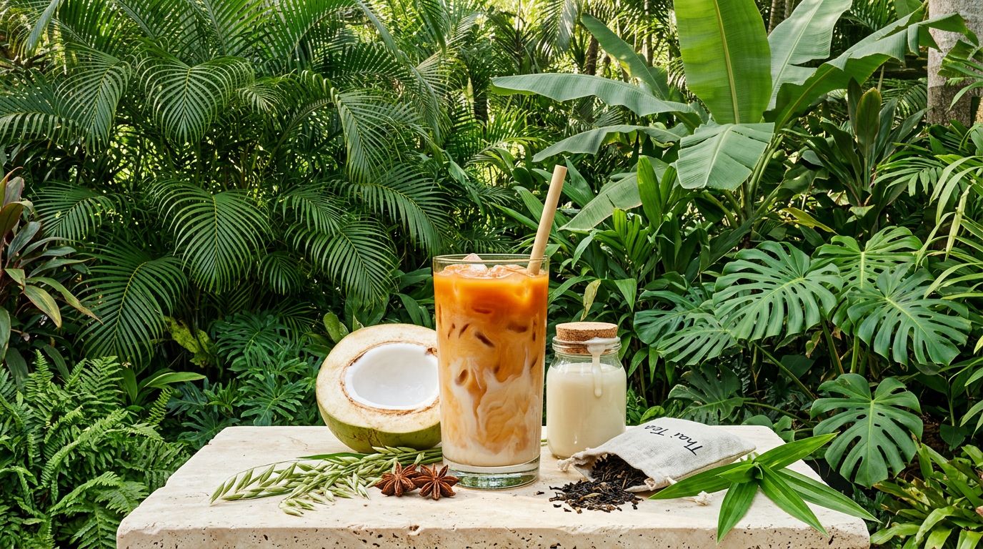 Dairy-free vegan Thai iced tea